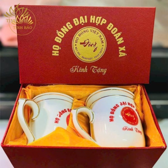 Bộ 2 Ly Sứ In Logo