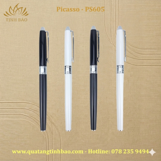 Bút Ký Picasso PS605 - Khắc In Tên Logo Theo Yêu Cầu