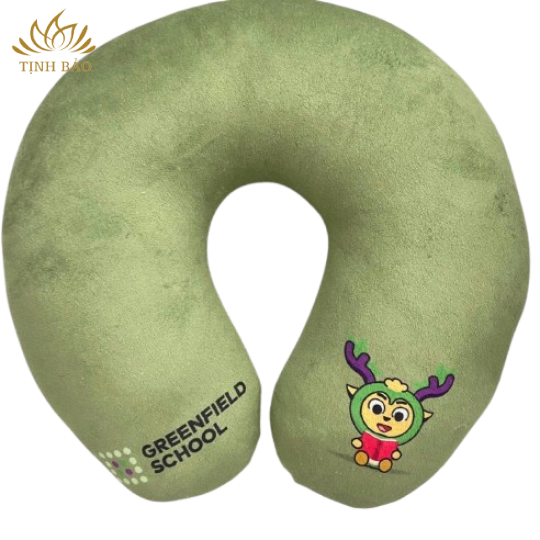 Gối Chữ U Thêu Logo Theo Yêu Cầu