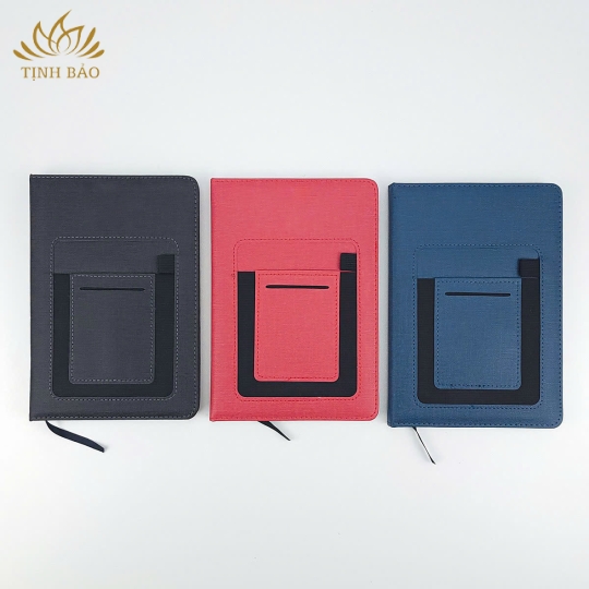 Sổ Tay Dán Gáy A5 In Logo Làm Quà Tặng Khách Hàng TB19