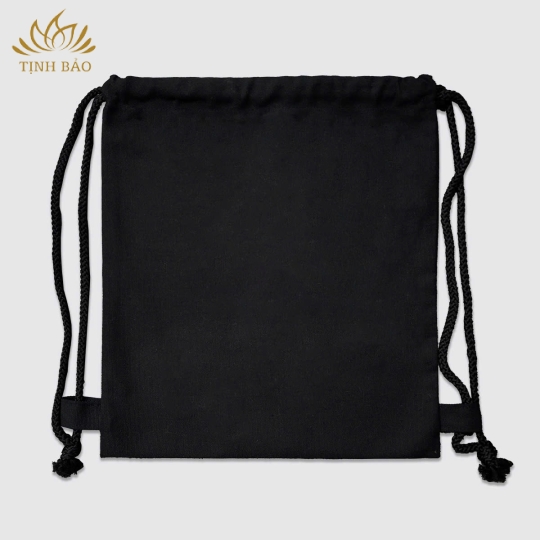 Balo Vải Canvas Rút Dây In Logo Theo Yêu Cầu 33x36cm