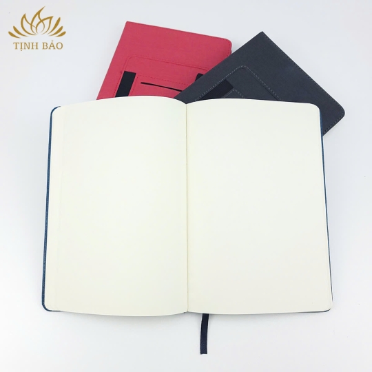 Sổ Tay Dán Gáy A5 In Logo Làm Quà Tặng Khách Hàng TB19