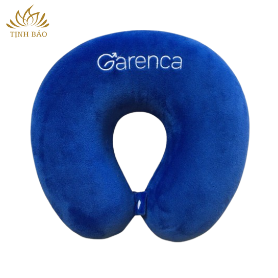 Gối Chữ U Có Nút Gài,Thêu Logo Theo Yêu Cầu