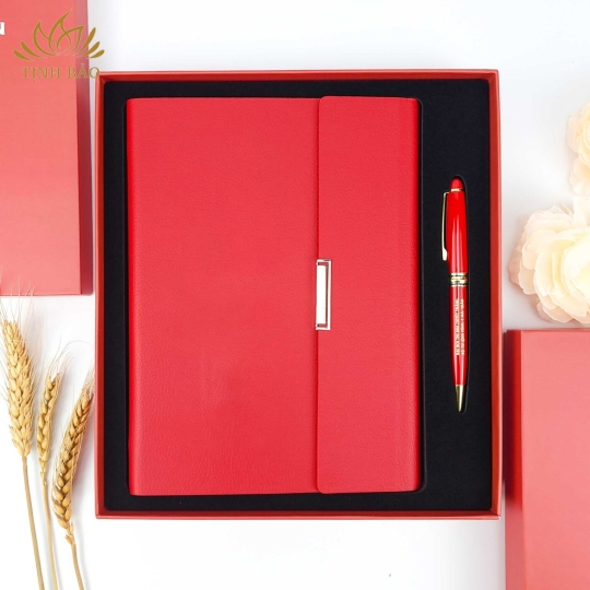 Bộ Quà Tặng Sổ Tay Và Bút Kim Loại TB06