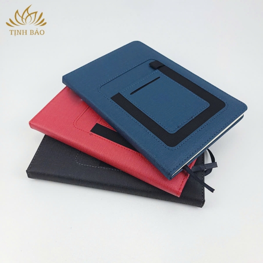 Sổ Tay Dán Gáy A5 In Logo Làm Quà Tặng Khách Hàng TB19