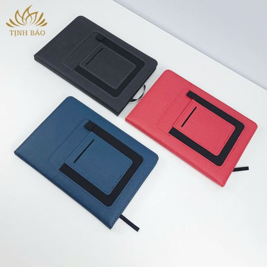 Sổ Tay Dán Gáy A5 In Logo Làm Quà Tặng Khách Hàng TB19