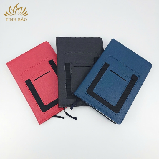 Sổ Tay Dán Gáy A5 In Logo Làm Quà Tặng Khách Hàng TB19