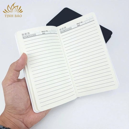 Sổ Tay Dán Gáy In Logo Doanh Nghiệp Theo Yêu Cầu TB15